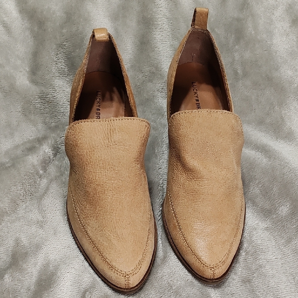 Lucky Brand MAHZAN Hazel Suede Ankle size 39/8.5